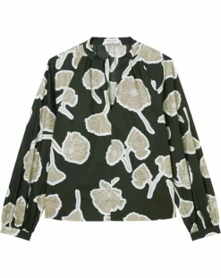 Femme Marc O'Polo Tops Et Blouses^Blouse Col Mao Motif Coton Bio multicolore