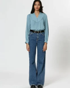 Femme The Korner Tops Et Blouses^Blouse Elena bleue