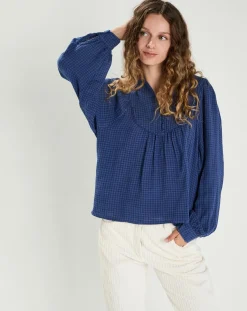 Femme The Korner Tops Et Blouses^Blouse Elena bleue
