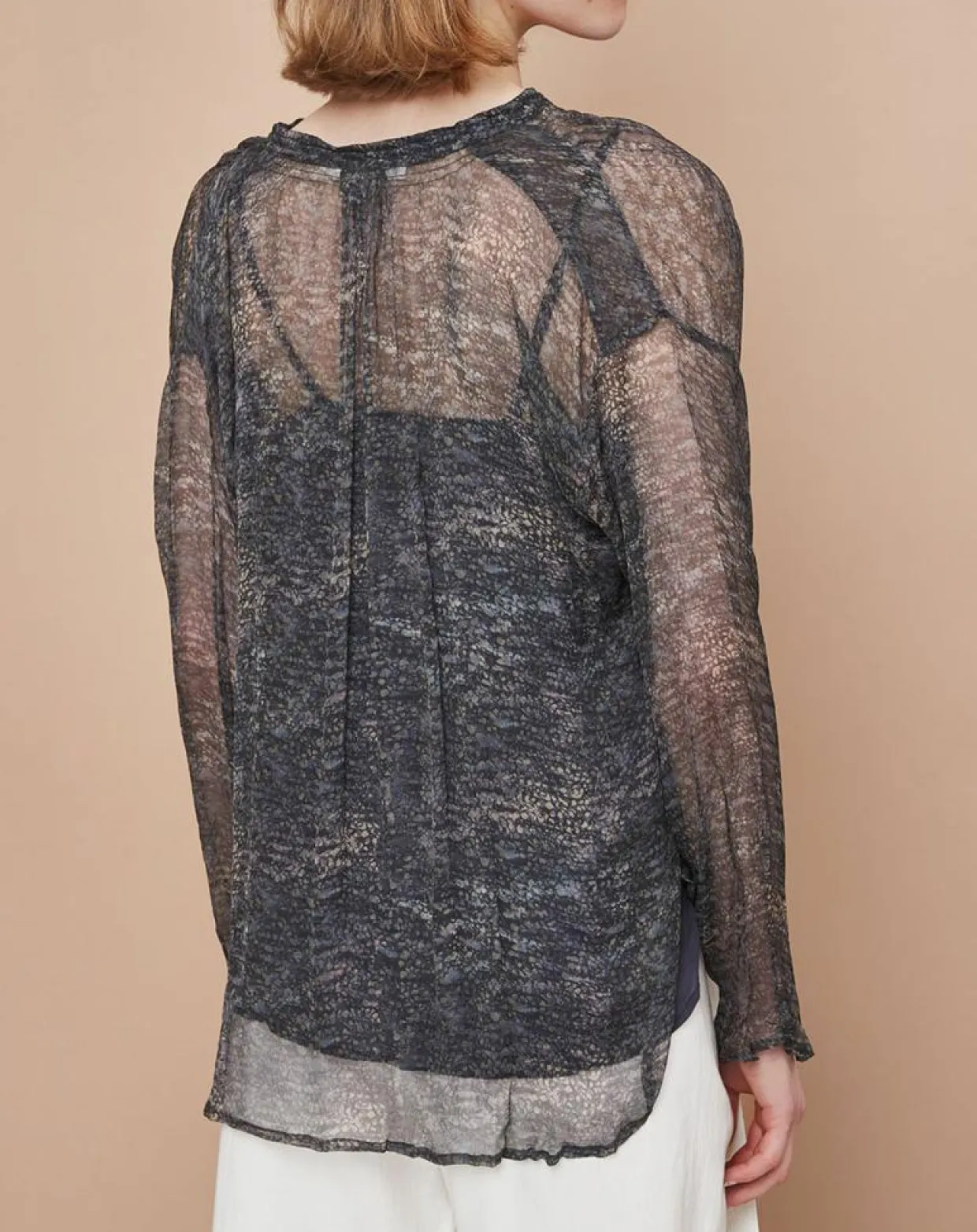 Femme Mare di Latte Tops Et Blouses^Blouse Elene granit encre