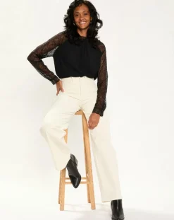 Blouse en Dentelle noire-Esprit Best