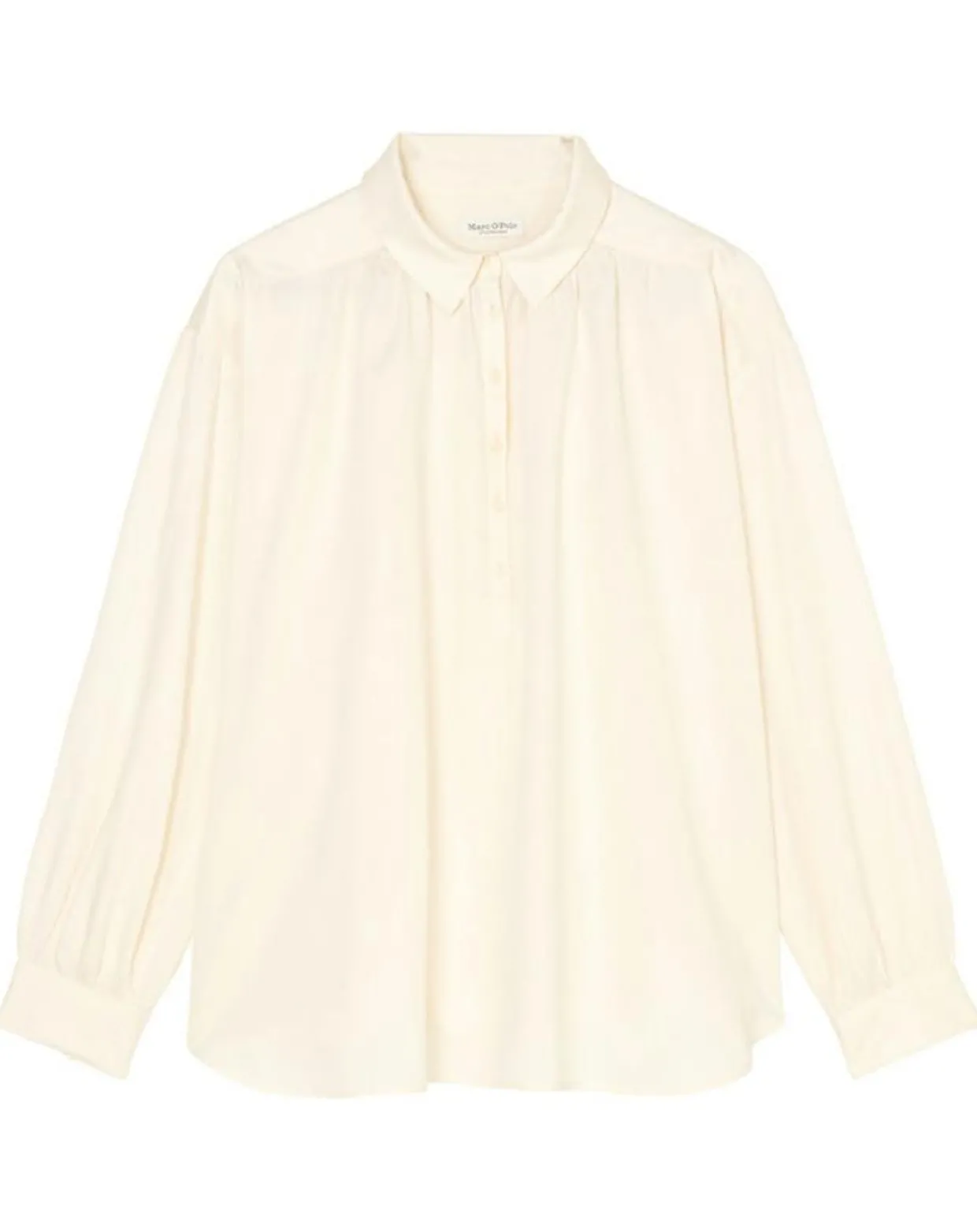 Blouse en Popeline col polo écrue-Marc O'Polo Hot