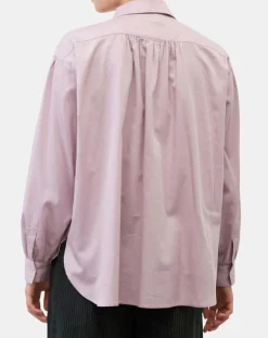 Femme Marc O'Polo Tops Et Blouses^Blouse en Popeline col polo violet clair