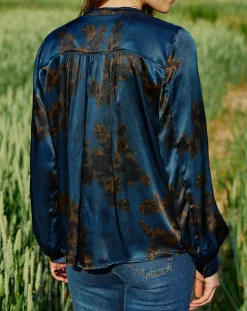 Femme Lauren Vidal Tops Et Blouses^Blouse en Soie mélangée Moon saporo