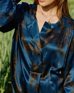 Femme Lauren Vidal Tops Et Blouses^Blouse en Soie mélangée Moon saporo