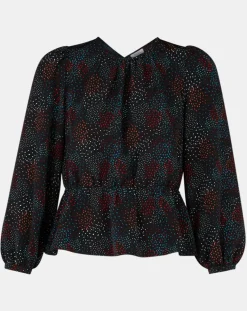 Femme Galeries Lafayette Tops Et Blouses^Blouse fluide Gala imprimé noire