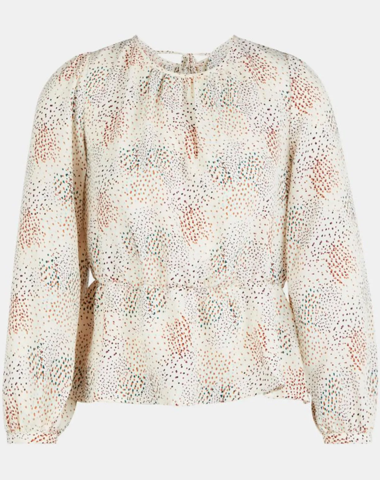 Blouse fluide Gala imprimée beige clair-Galeries Lafayette Clearance