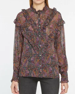 Femme Pepe Jeans Tops Et Blouses^Blouse imprimée Cachemire multicolore