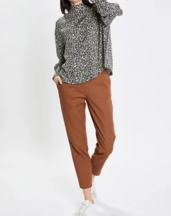 Femme Marc O'Polo Tops Et Blouses^Blouse imprimée fleurs blanc/noir
