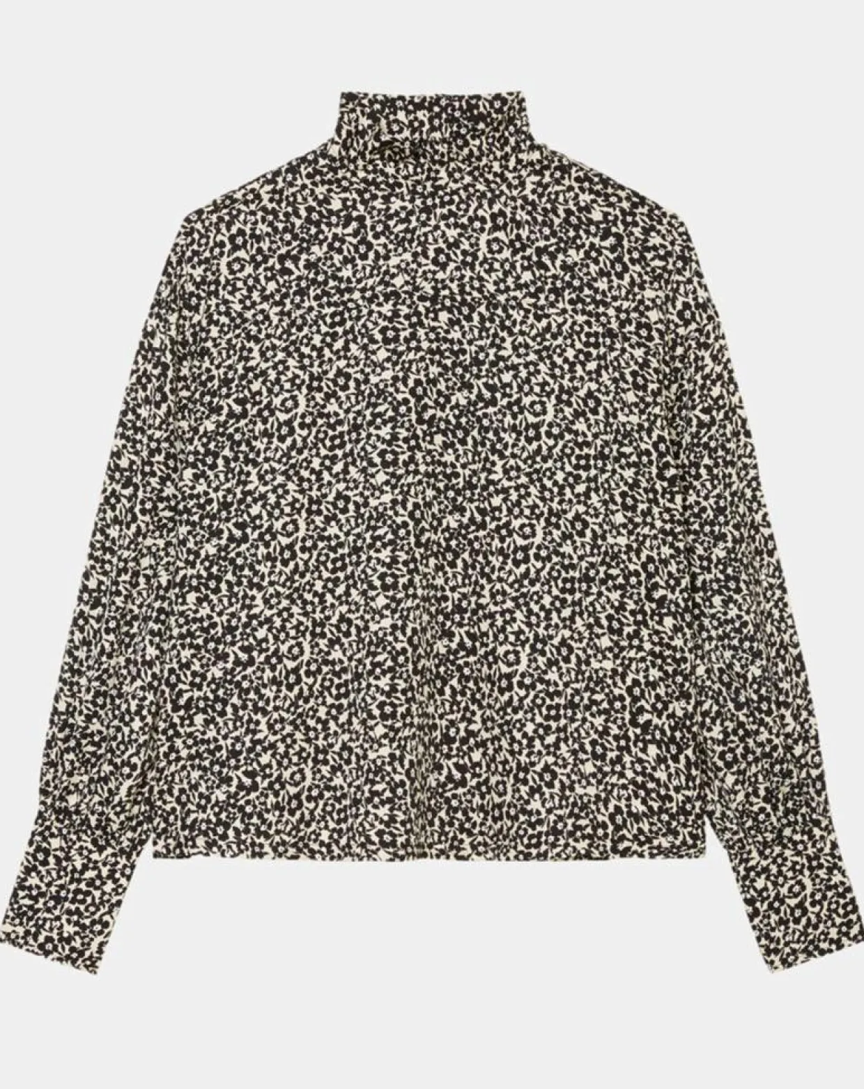 Femme Marc O'Polo Tops Et Blouses^Blouse imprimée fleurs blanc/noir