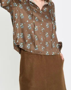 Blouse imprimée fleurs multicolore-Marc O'Polo Online