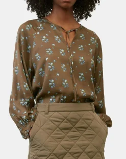 Blouse imprimée fleurs multicolore-Marc O'Polo Online
