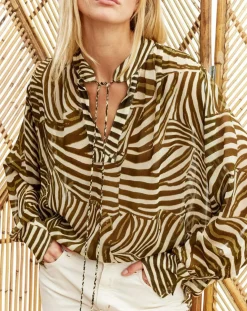 Blouse Jane verte-Lauren Vidal Hot
