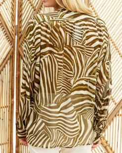 Blouse Jane verte-Lauren Vidal Hot