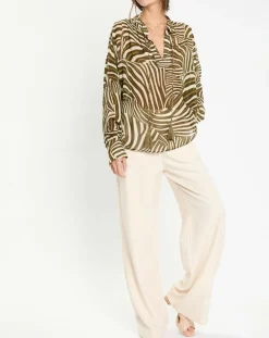 Blouse Jane verte-Lauren Vidal Hot