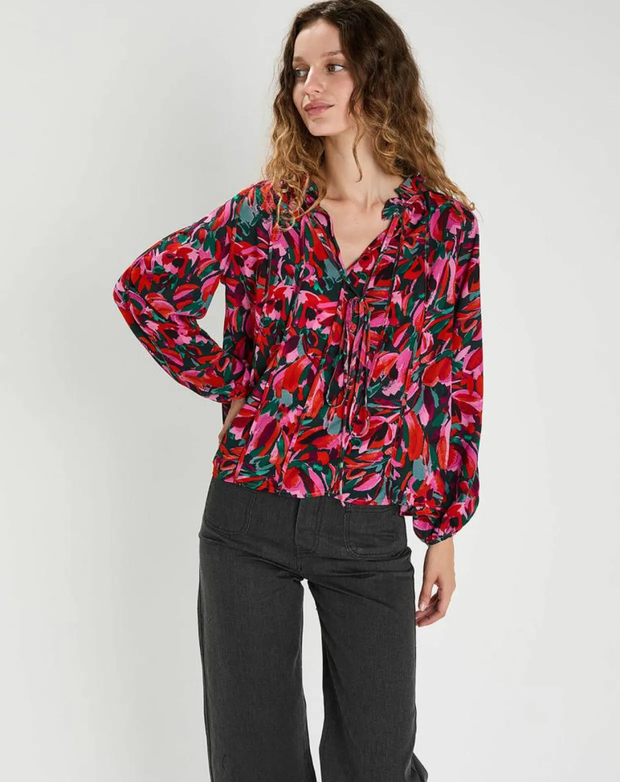 Femme The Korner Tops Et Blouses^Blouse Jeanne multicolore