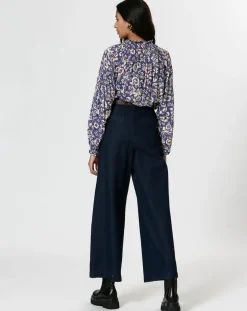 Blouse Juliette violette-The Korner Best