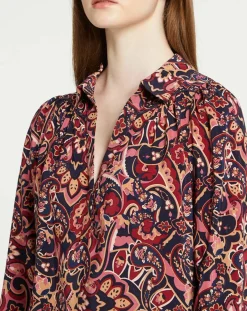 Femme Suncoo Tops Et Blouses^Blouse Latimy imprimée rouge/bleu/rose