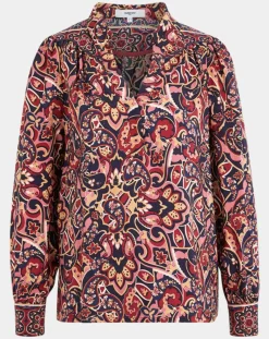 Femme Suncoo Tops Et Blouses^Blouse Latimy imprimée rouge/bleu/rose