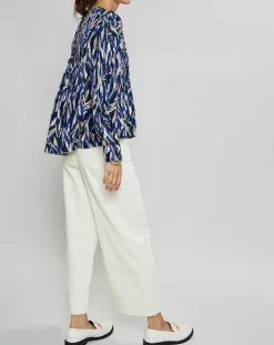Blouse Loika bleu roi-Suncoo Discount