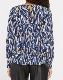 Blouse Loika bleu roi-Suncoo Discount