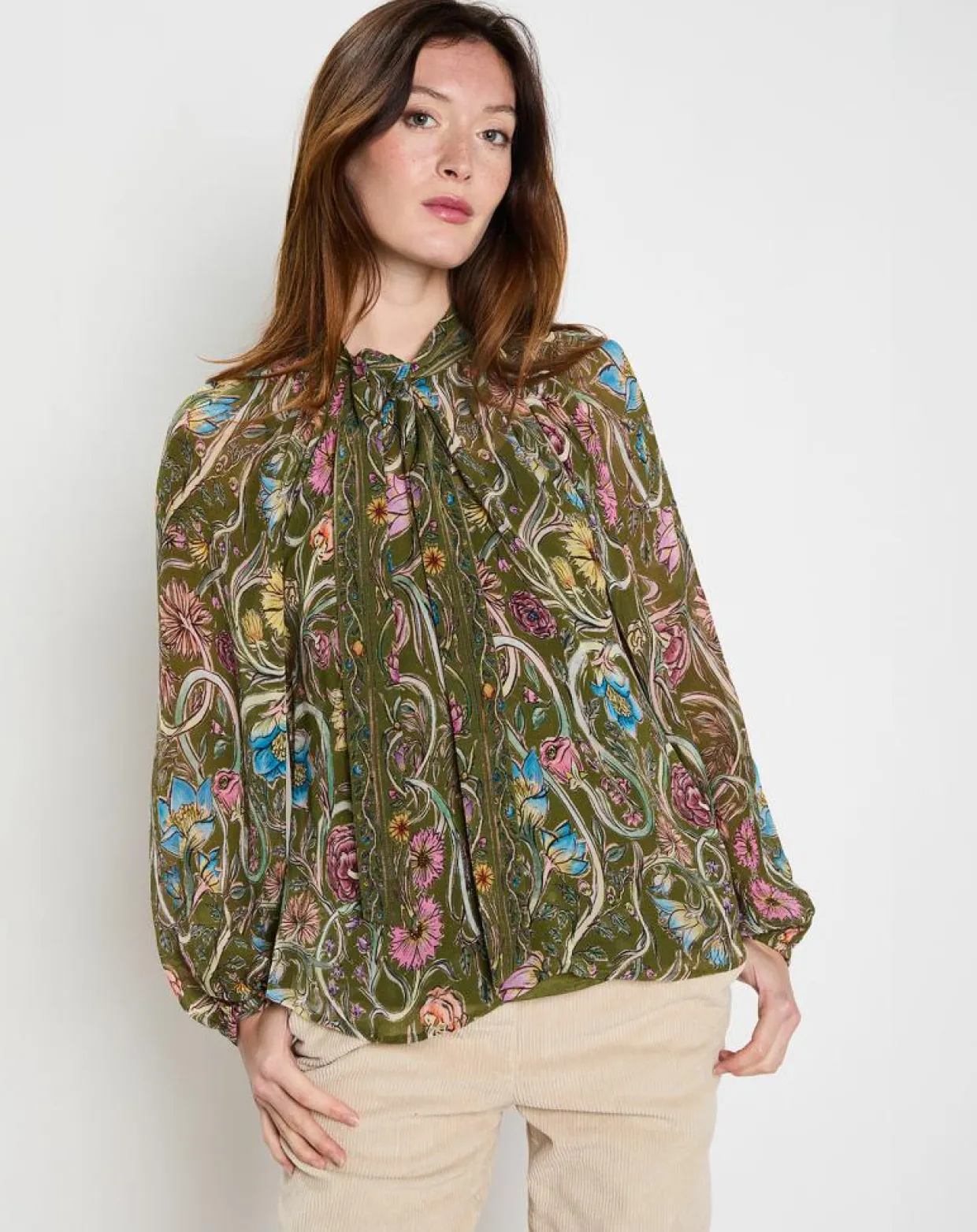 Femme Stella Forest Tops Et Blouses^Blouse loose Anna kaki