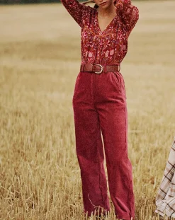 Blouse Melrose camel-Garance Paris Discount
