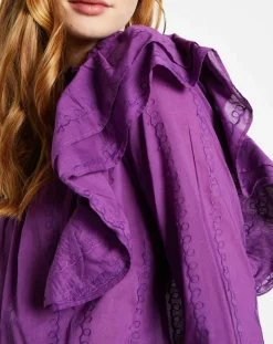 Blouse Neroli violet-La Petite Etoile