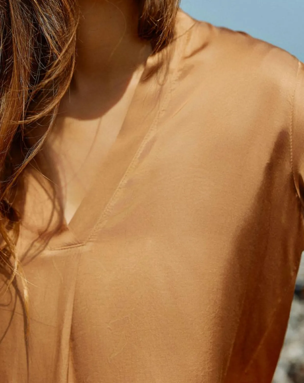 Blouse Nola havane-Lauren Vidal Discount
