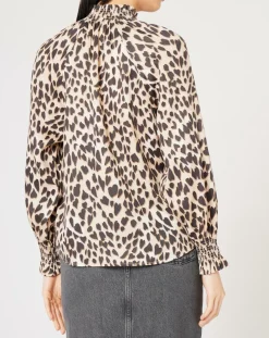 Blouse Panthère Coeur léopard-Manoush New