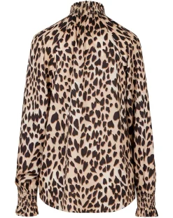 Blouse Panthère Coeur léopard-Manoush New