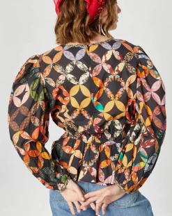 Femme Manoush Tops Et Blouses^Blouse Patchwork 70 noire