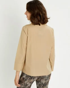 Blouse Pop camel-Lauren Vidal Online