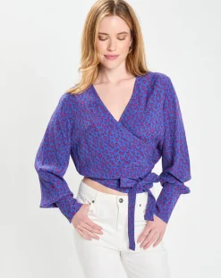 Femme Galeries Lafayette Tops Et Blouses^Blouse Print Tori bleu/violet