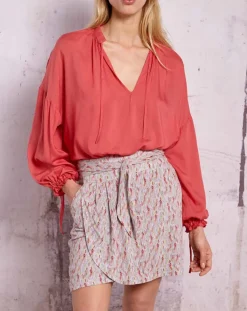 Femme Swildens Tops Et Blouses^Blouse Qelly pamplemousse