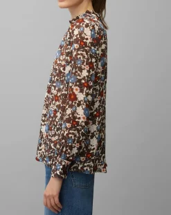 Femme Marc O'Polo Tops Et Blouses^Blouse Romantique Fleur marron/multicolore