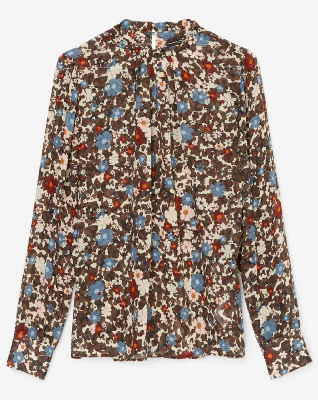 Femme Marc O'Polo Tops Et Blouses^Blouse Romantique Fleur marron/multicolore