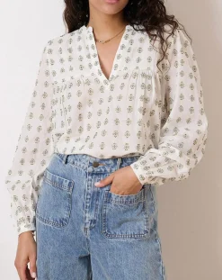 Blouse Tempo blanche-Garance Paris