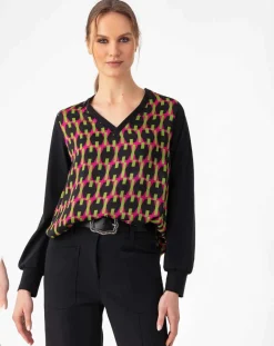 Blouse Winnie geometric-Indies Hot