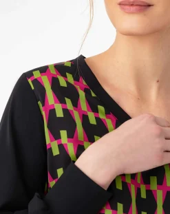 Blouse Winnie geometric-Indies Hot