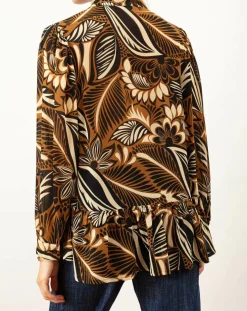 Femme Bleu Blanc Rouge Tops Et Blouses^Blouse Zouk reunion