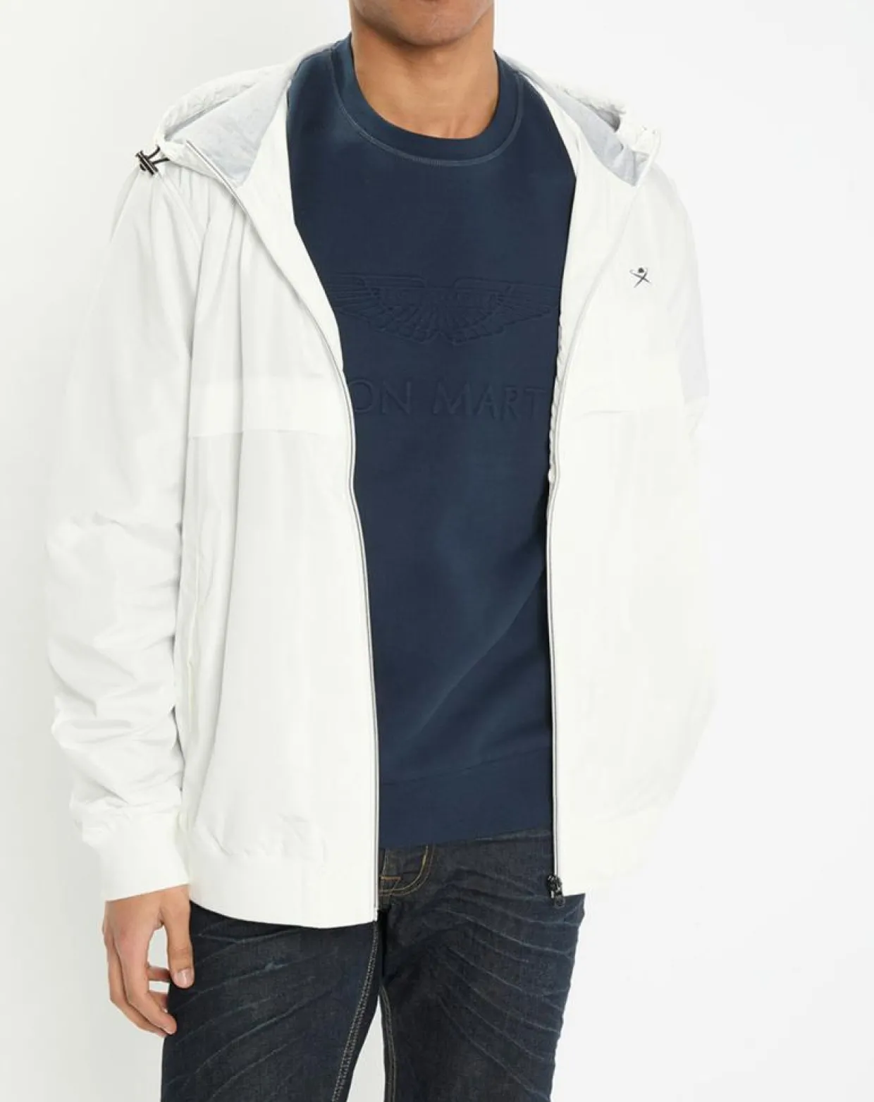 Blouson à capuche Sport écru-Hackett London Sale