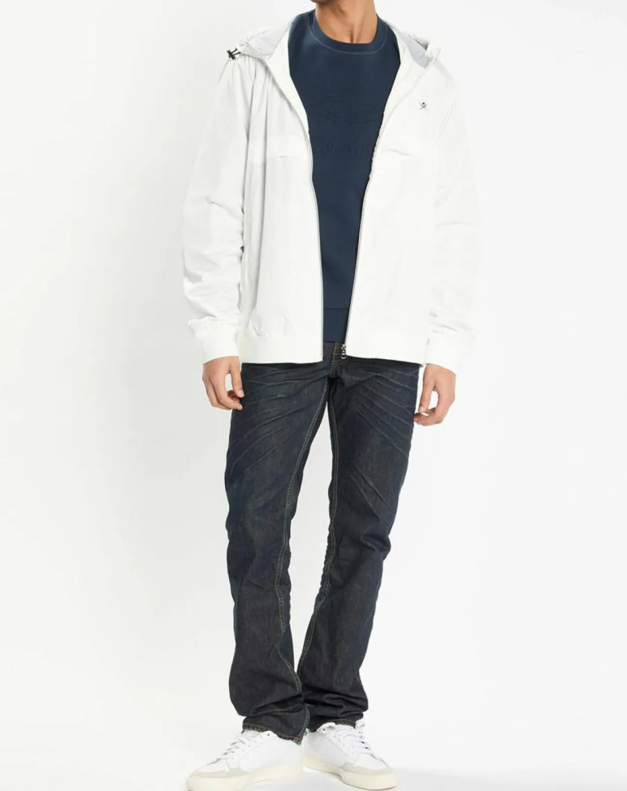 Blouson à capuche Sport écru-Hackett London Sale