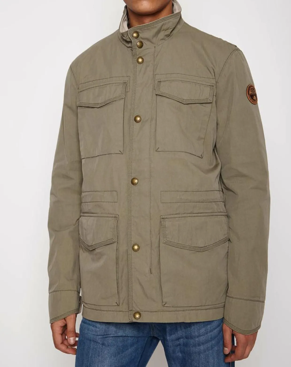 Blouson Acomb kaki-Napapijri Sale