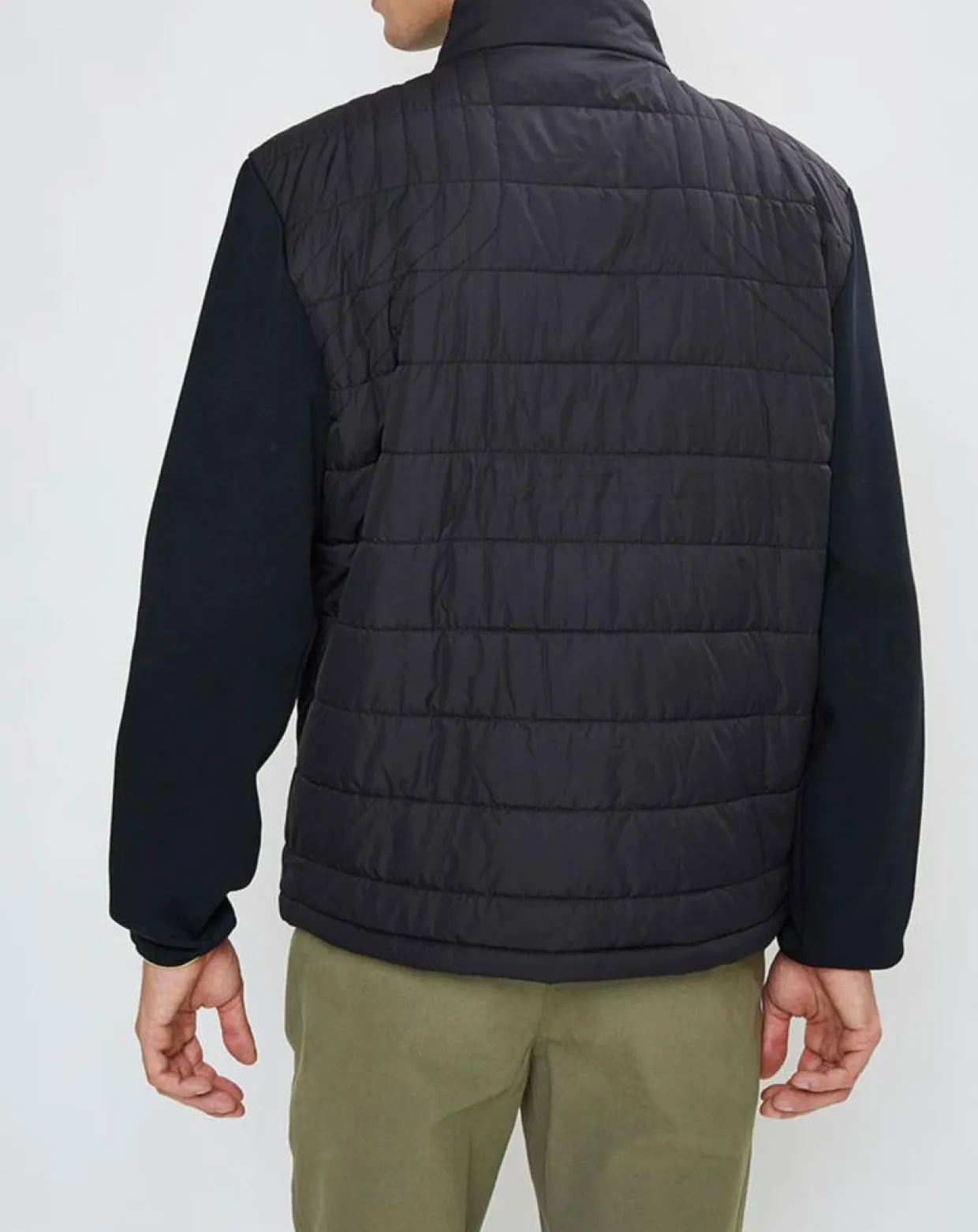 Blouson Aston Martin Racing Jersey bimatière noir-Hackett London