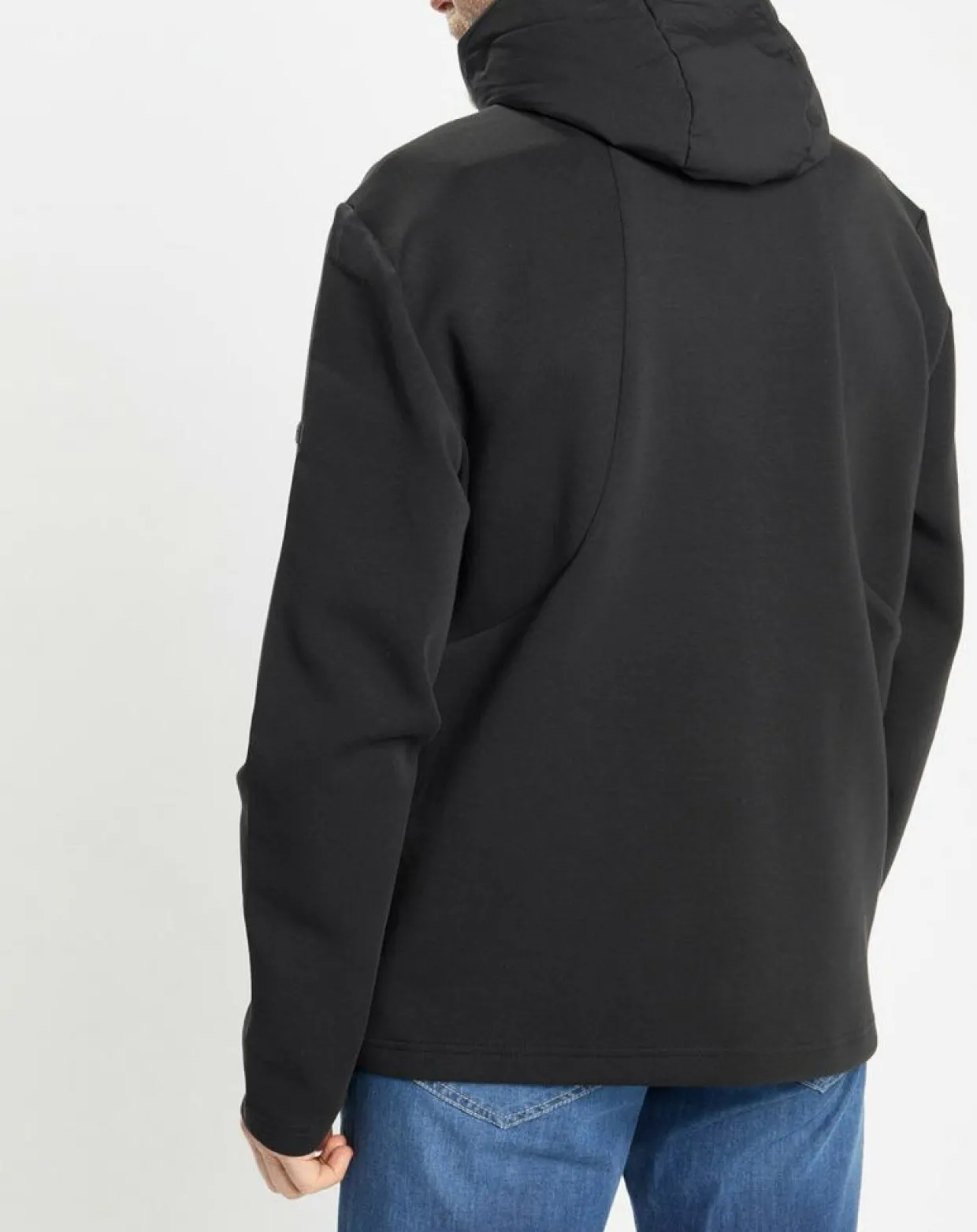 Homme Hackett London Vestes, Blousons^Blouson Bimatière à capuche jersey noir