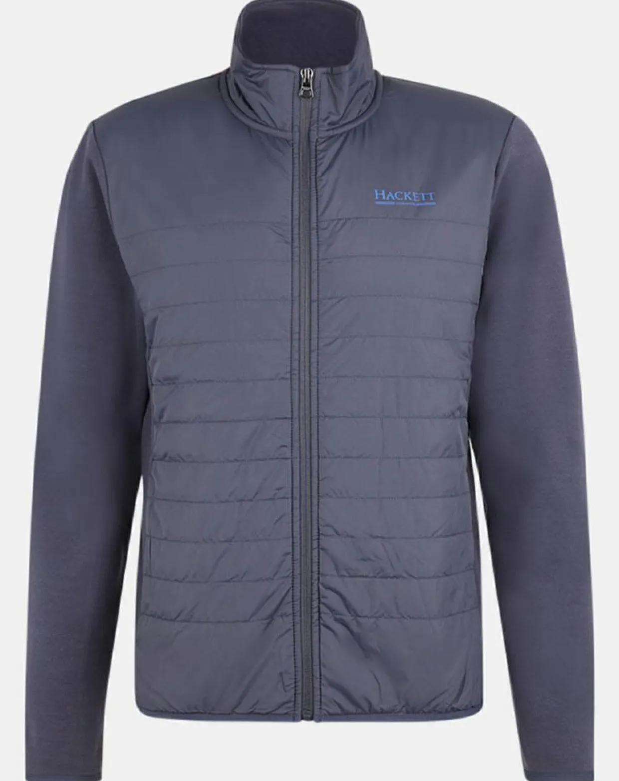 Blouson bi-matière bleu marine-Hackett London Discount