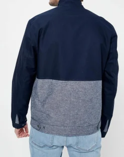 Homme Pepe Jeans Vestes, Blousons^Blouson bimatière denim Tilos bleu marine