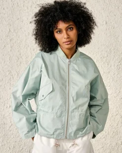 Blouson bombers Heyden court et oversize bleu aqua-Bellerose Best