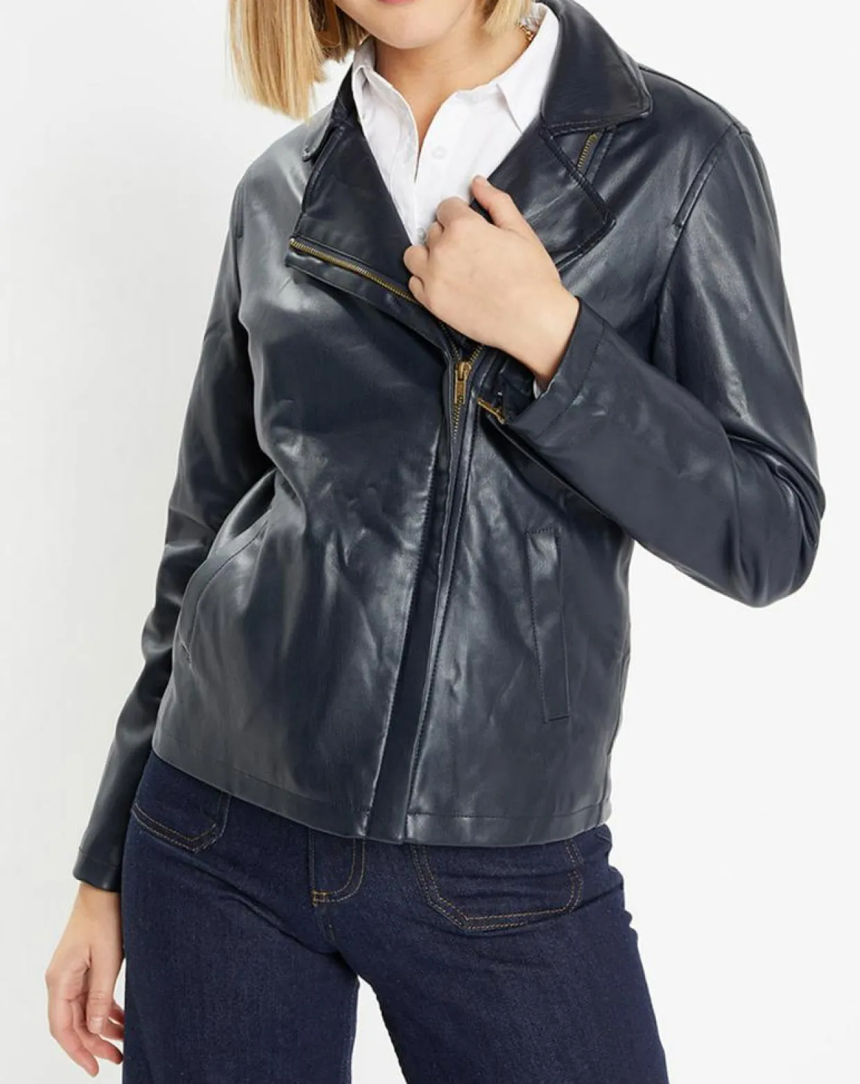 Femme Galeries Lafayette Vestes, Blousons^Blouson Calpaga bleu marine